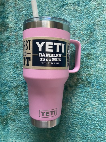 【Limited】 YETI Rambler Mug【Power Pink】 YETI Rambler 35oz Mug with Straw Lid - Power Pink (Limited