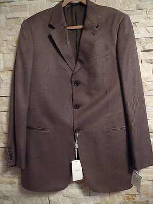 $1,995.K ARMANI COLLEZIONI MEN'S 3 BUTTON SPORT COAT ITALY SIZE 52L US 42L