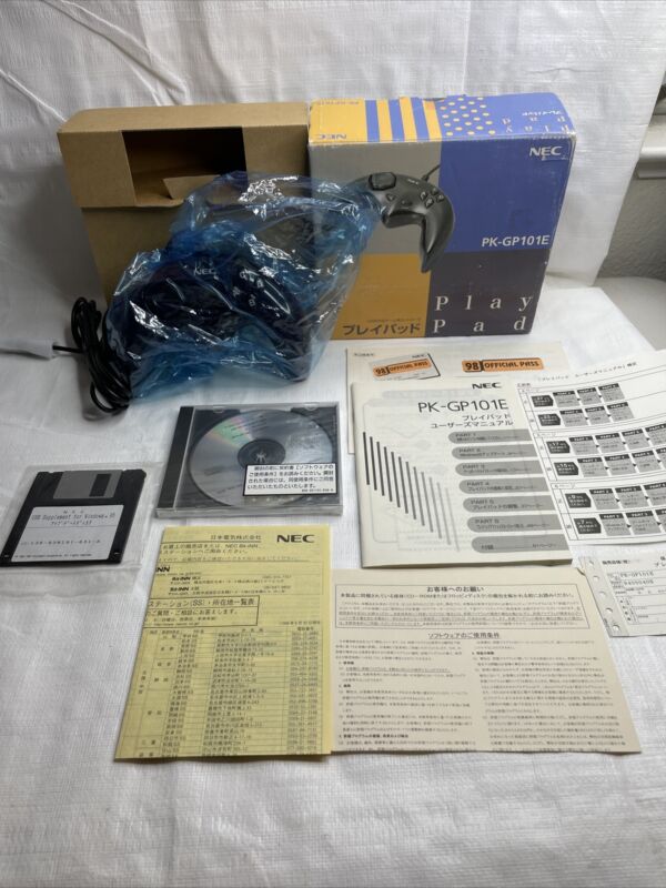 Vintage Retro 1998 PC NEC Play Pad USB Controller COMPLETE Japan Import