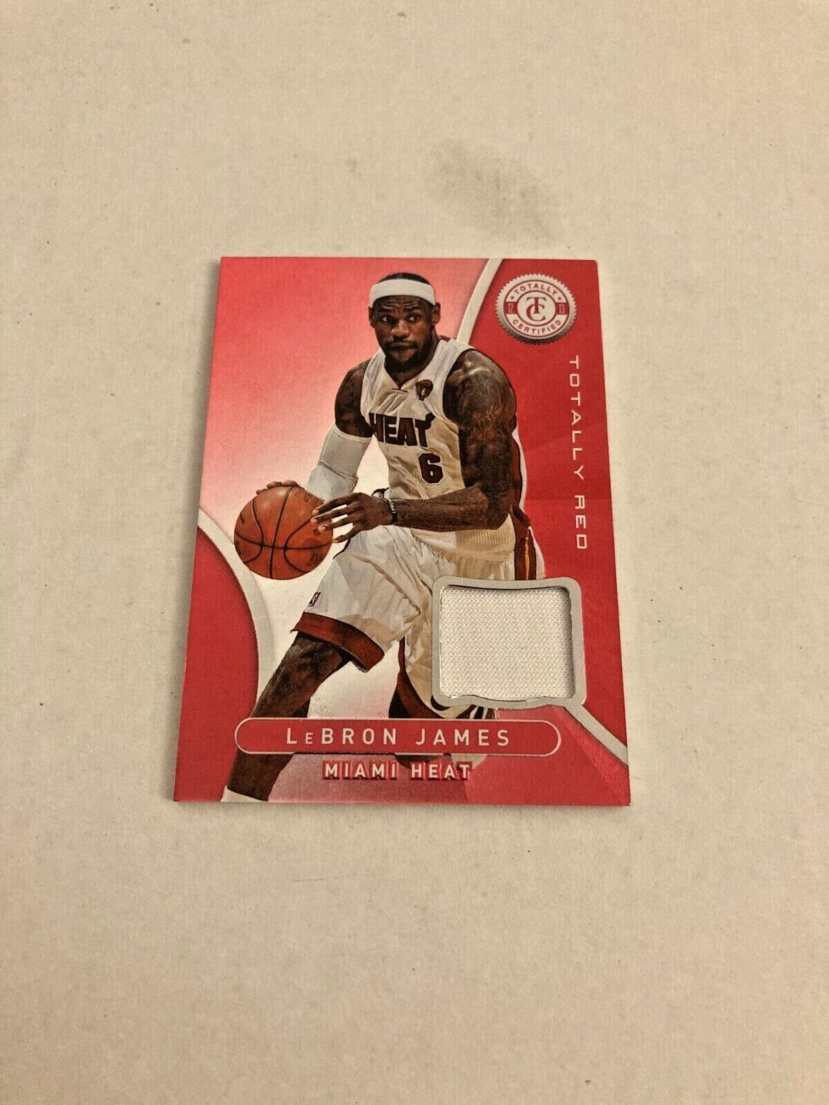 2012-13 Panini Totally Certified Lebron James Totally Red 2012-13 Panini Totally Certified Lebron James Totally Red