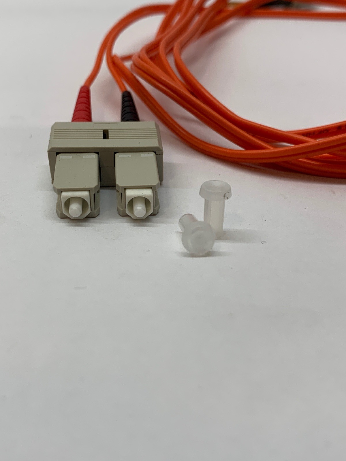 850-L32-009 3-Meter Duplex Multi-Mode Fiber Jumper Cable, 50 Fiber, 50 um Core