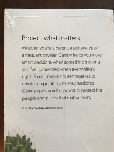 Canary Complete Security System Black HD Camera Air Monitor Siren NEW SEALED