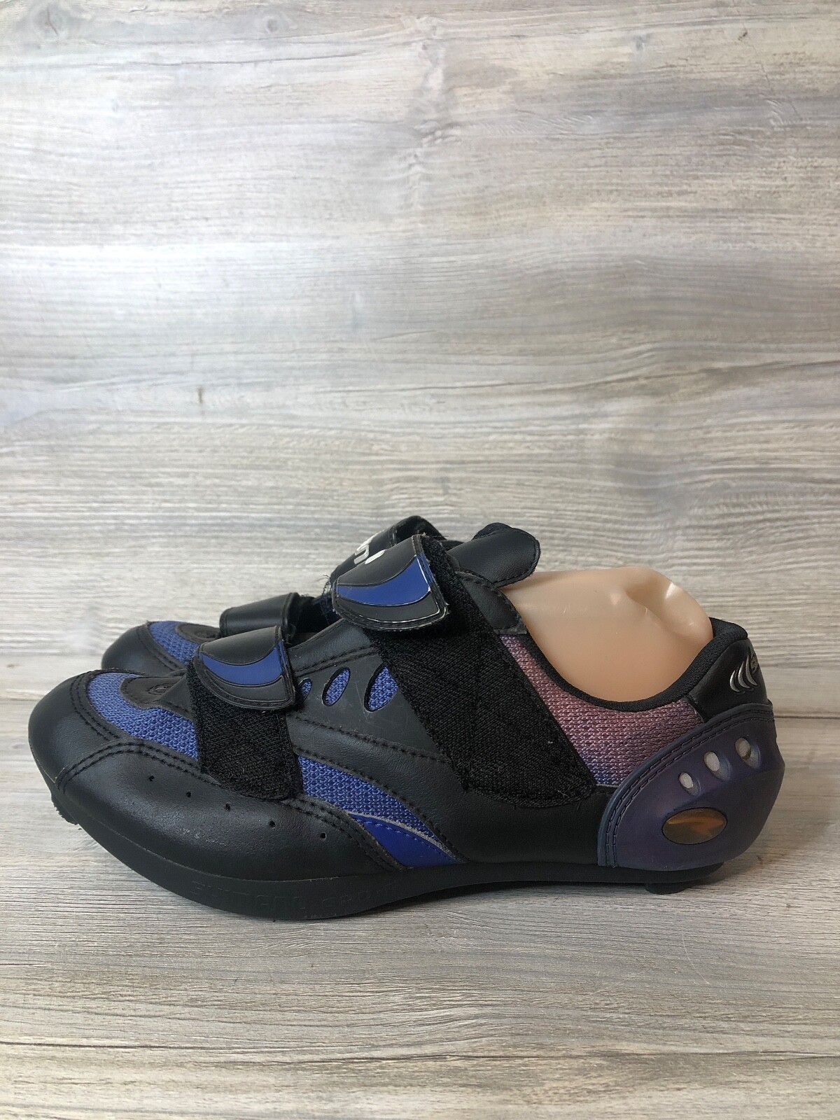 Shimano Mens Blue Black Cycling Shoes SPD-R SH-R096-B Sz 40 US 7 Bike