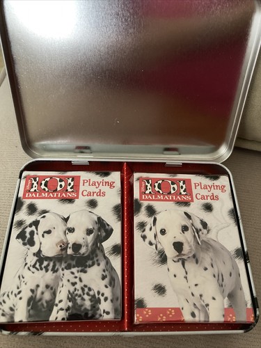 Pair of Vintage Swap//Playing Cards CUTE DALMATIAN DOGS