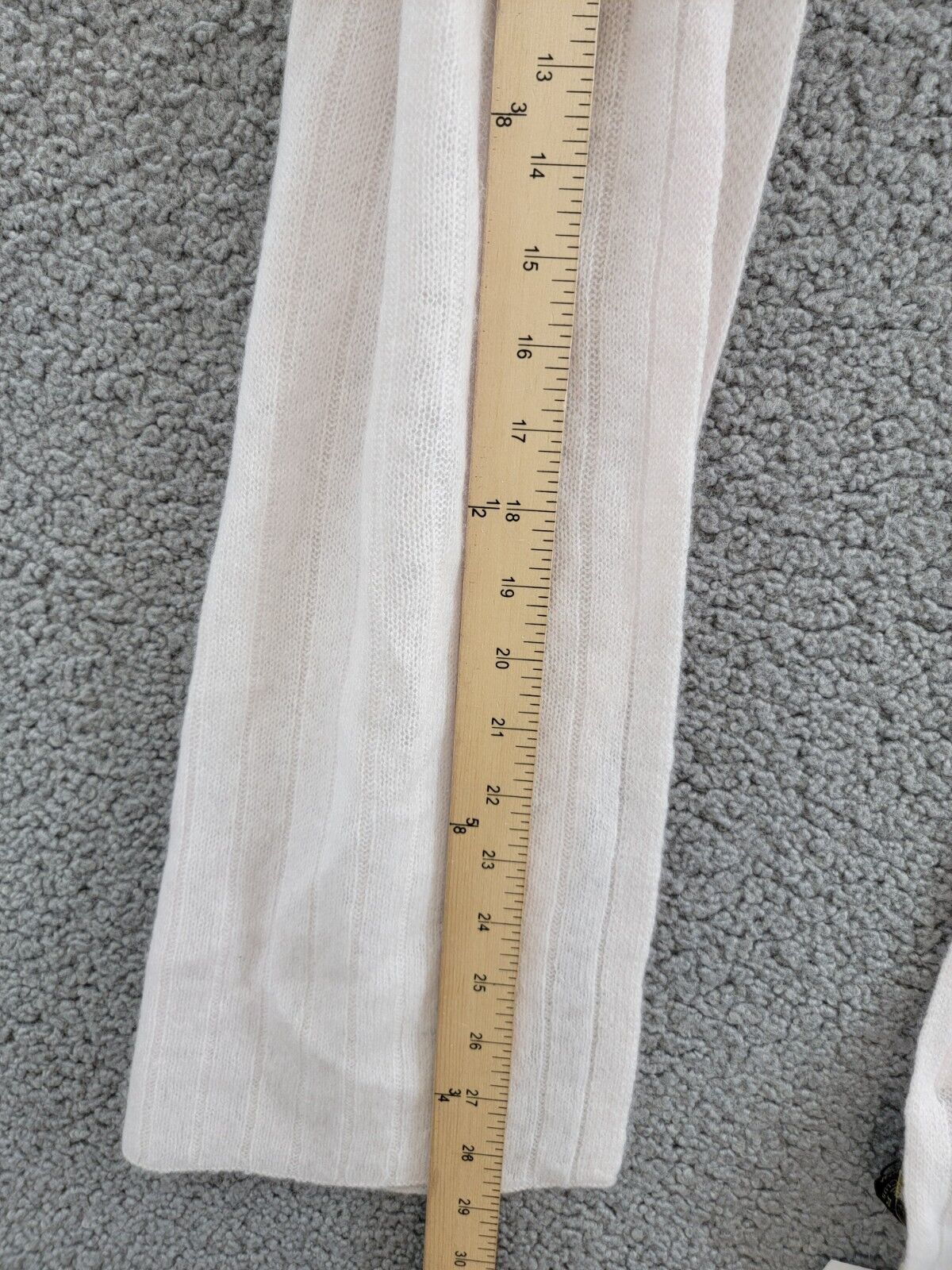 Charter Club Cashmere Ribbed 100% Cashmere Scarf Women's One Size Delicacy - Picture 5 of 14