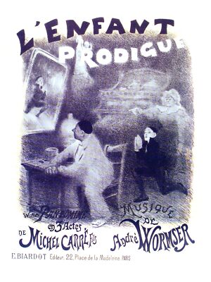 5183 L'Enfant Prodigue Poster.Room Interior design.Home wall Decorative Art.
