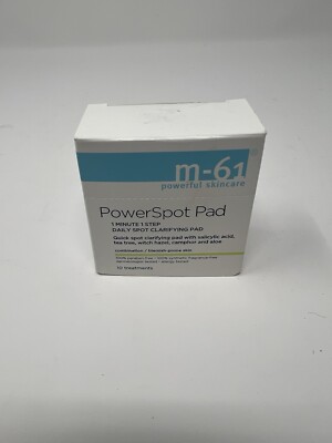 M-61 PowerSpot Pad 1-minute 1-step Daily Clarifying  pad,  10 Treatments,  Boxed