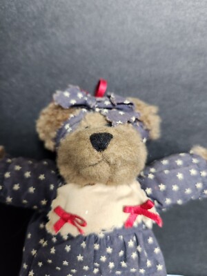 Boyds Bears Josanna Java Plush Ornament Red/white/blue Outfit