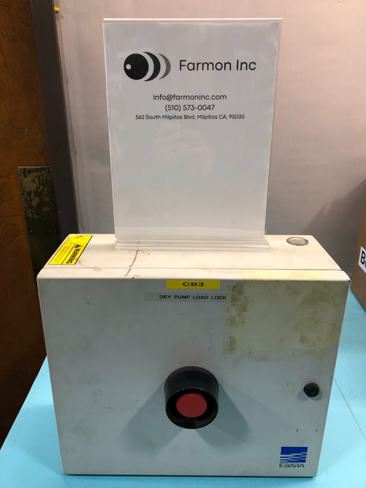 Ebara 211617 Dry Vacuum Pump EMO Control Box, AMAT, Endura, Centura, 184416