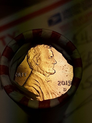 2 2019- D LINCOLN SHIELD CENTS- PENNY ROLLS-- HEADS/ TAILS BU