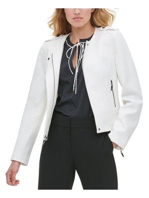 

TOMMY HILFIGER Женская белая фактурная рабочая куртка, Белый, H99JF537