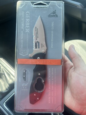 Rare Gerber Firestorm Iraqi Freedom, Sealed