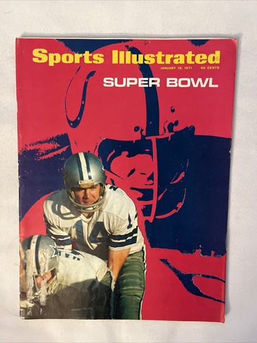ポスター s.s 1971 January 18 Sports Illustrated Magazine Super Bowl