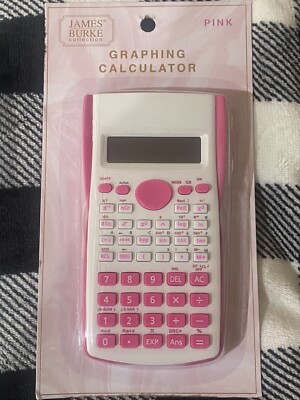 New James Burke Collection Pink Graphing Calculator