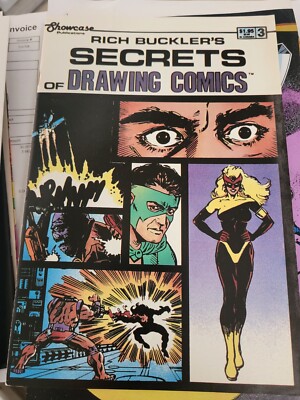 Rich Buckler's Secrets of Drawing Comics #3 (1986) New Warehouse Inventory VF/VG