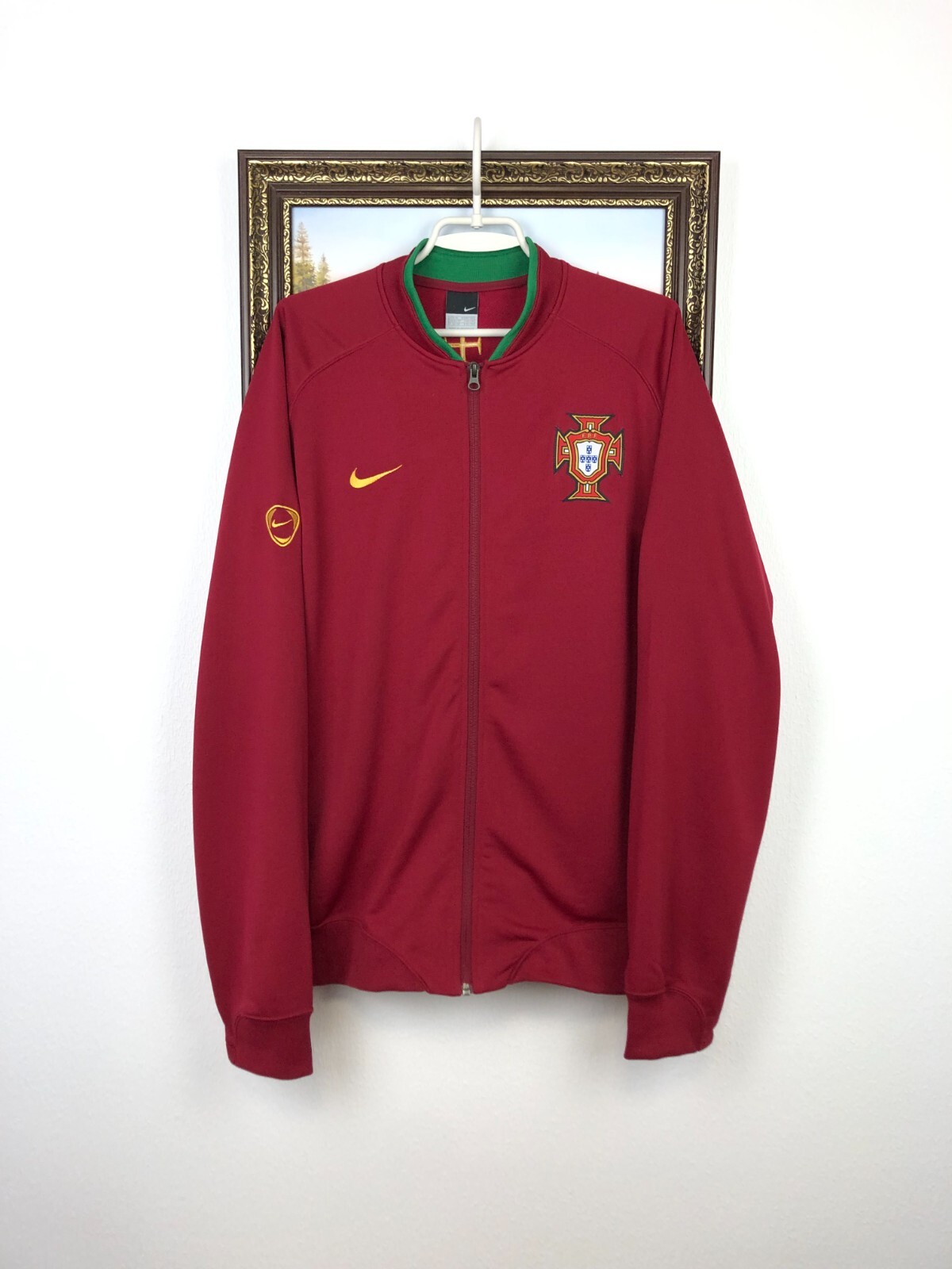 Vintage Nike Portugal Football Jacket Soccer Track Top Mens Vintage Nike Portugal Football Jacket Soccer Track Top Mens