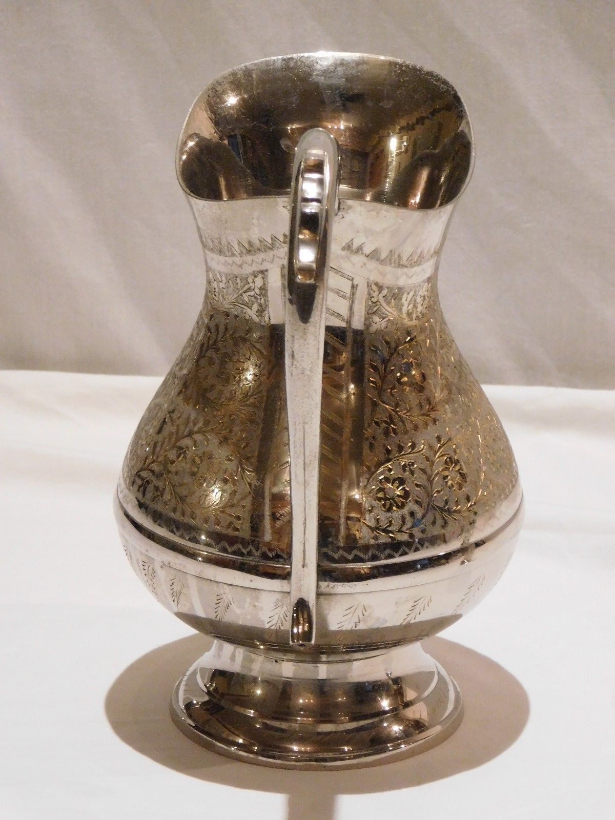 Vintage World Gift ZY Silver Plated Brass India 9