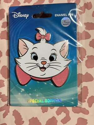 Disney Pin Pink a la Mode Portrait Series Marie #3 Happy Face Expression LE 300