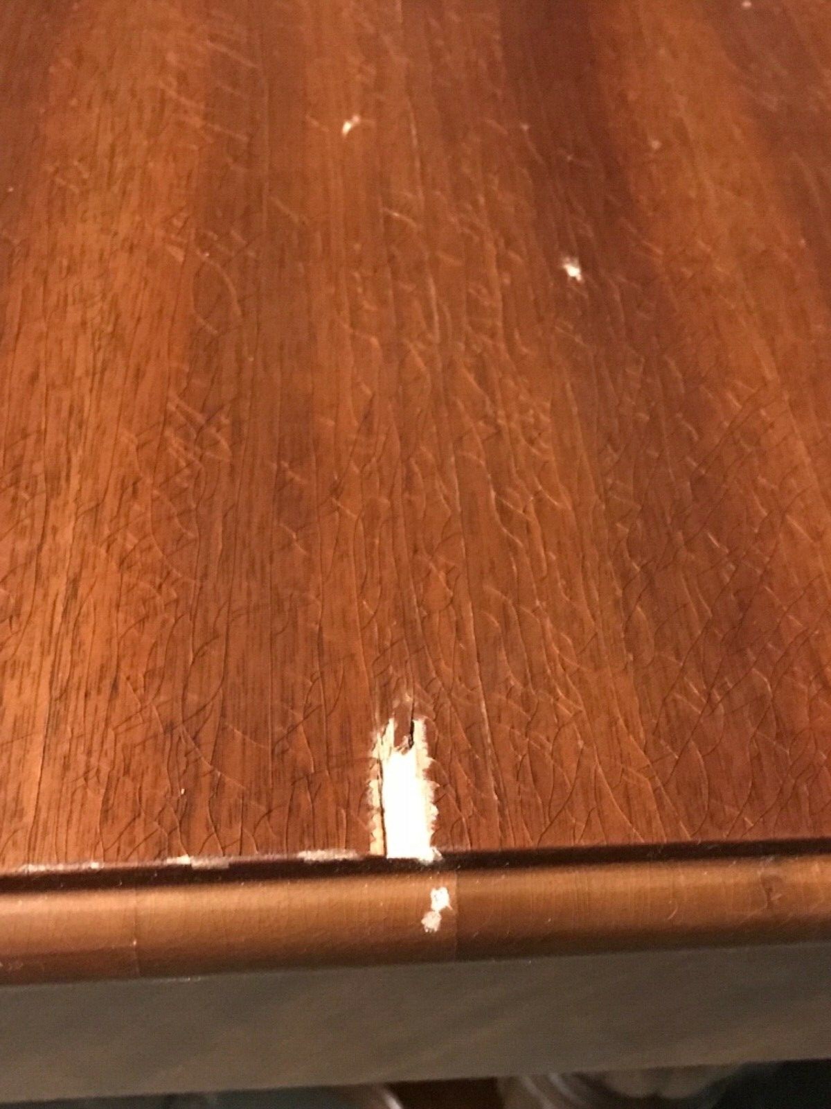 Vintage Antique Dining Room Set Walnut Maple Table Chairs Hutch Buffet Complete