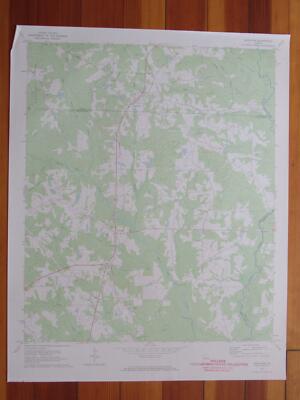 Haralson Georgia 1973 Original Vintage USGS Topo Map