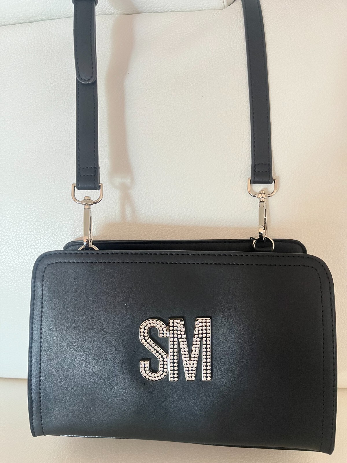 ★Steve Madden★Btaiga ２つのストラップ付きバッグ 2WAY Steve Madden Blattuca Small Top Handle Crossbody, Silver
