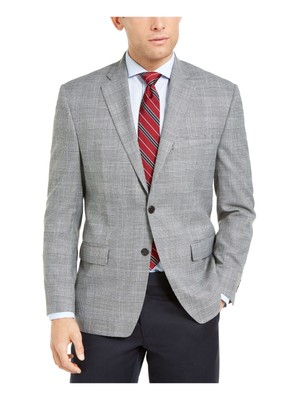 

LAUREN RALPH LAUREN Мужской черный однобортный пиджак с рисунком, LETO14RX0955