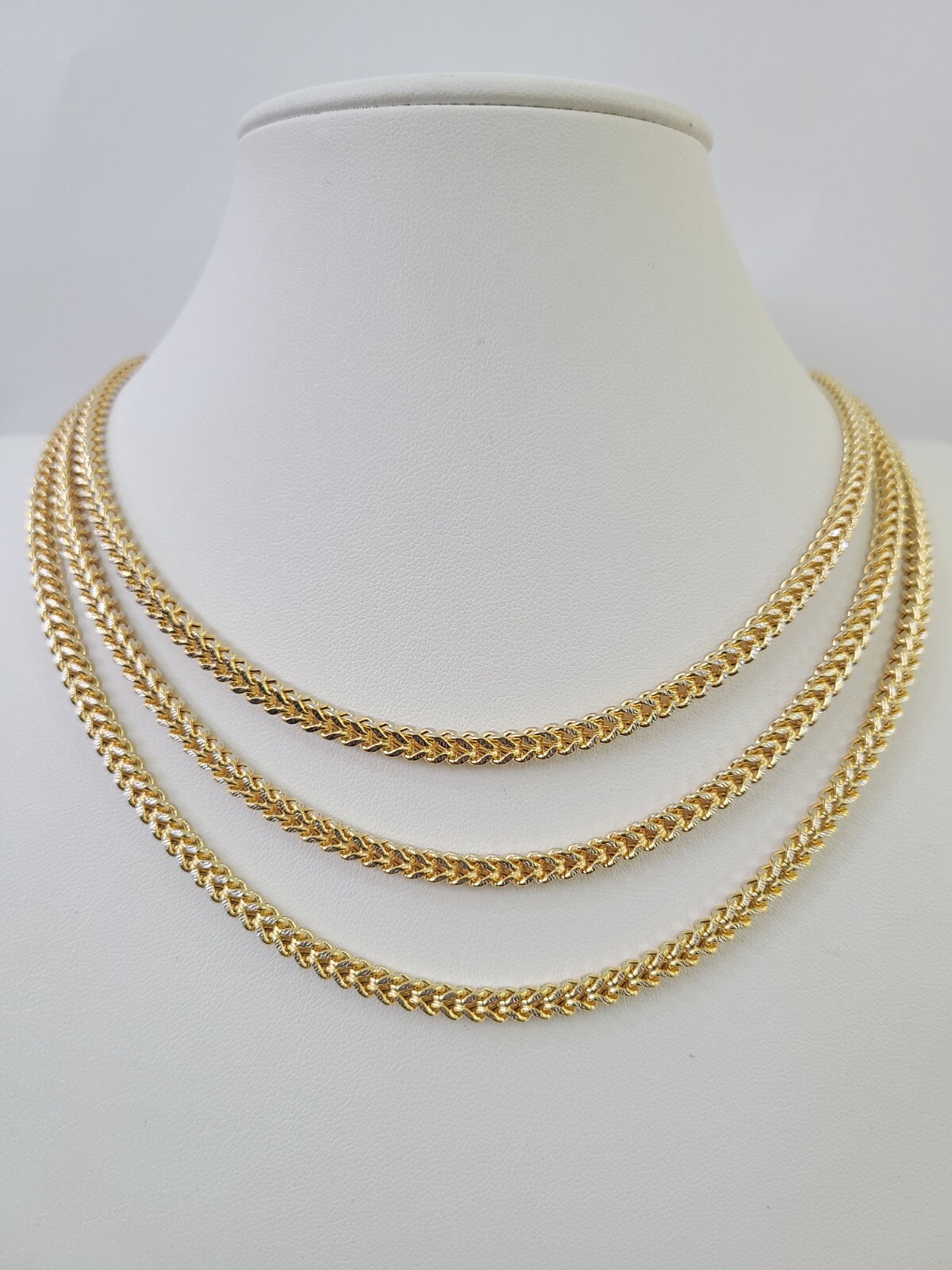 アクセサリー 19SO 24/7 18k necklace 14K Franco Chain Necklace 18