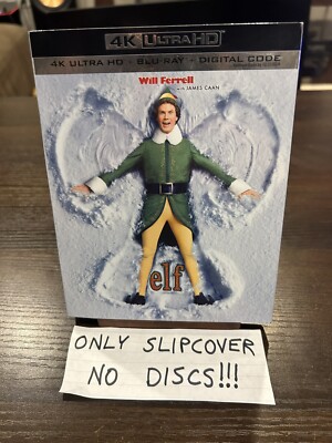 Elf (4k Ultra HD, 2003) *SLIPCOVER ONLY NO DISCS*