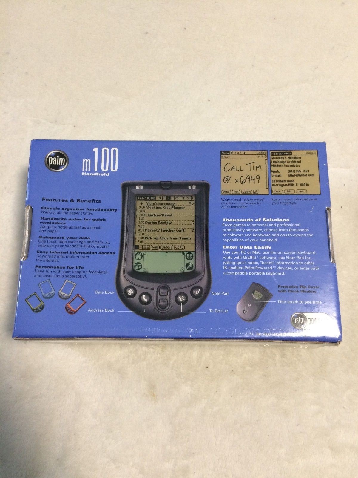 NEW Palm One m100 Handheld PalmOne PDA Palm Pilot factory sealed