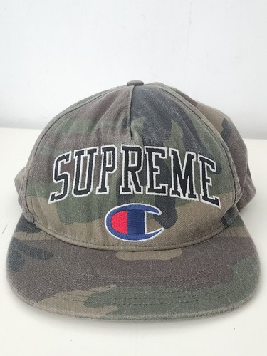 帽子 SUPREME SS17 Champion 5-Panel RED SS17 Supreme x Champion Embroidered Logo red 5-panel hat cap