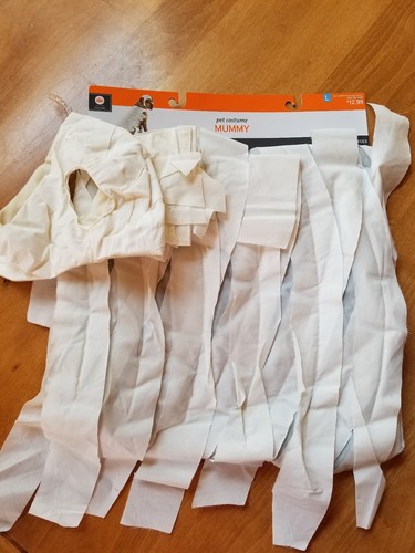 New Mummy Pet Costume Dog Size Large