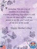 AGAPE LOVE CARDS Mothers Day Card For Grandma - | Made From Real Bamboo | 6