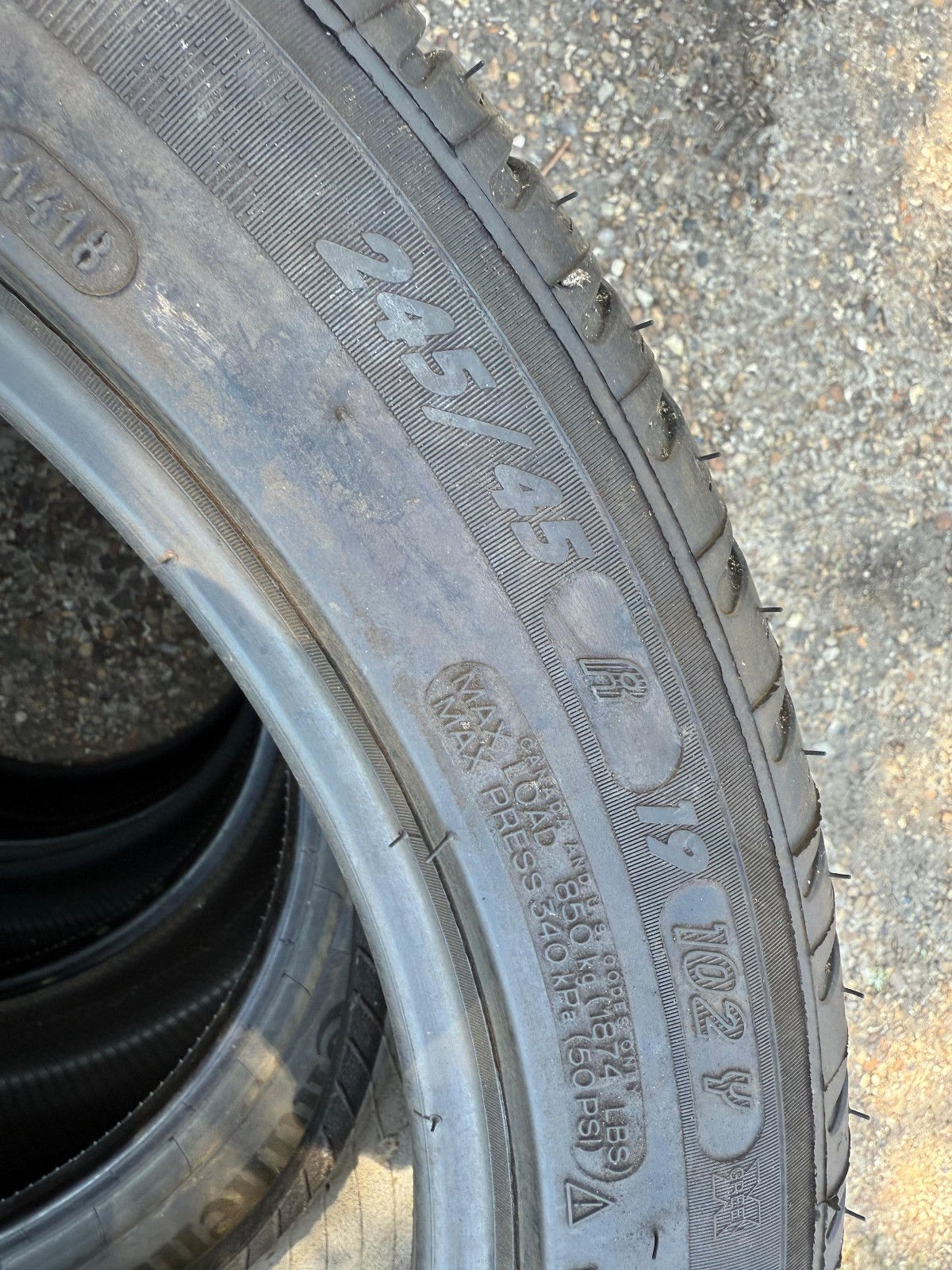 New 245 45 19 Michelin, PS 3, MO, XL, 102Y, x1 Single Tyre (F1_tyres) YD163