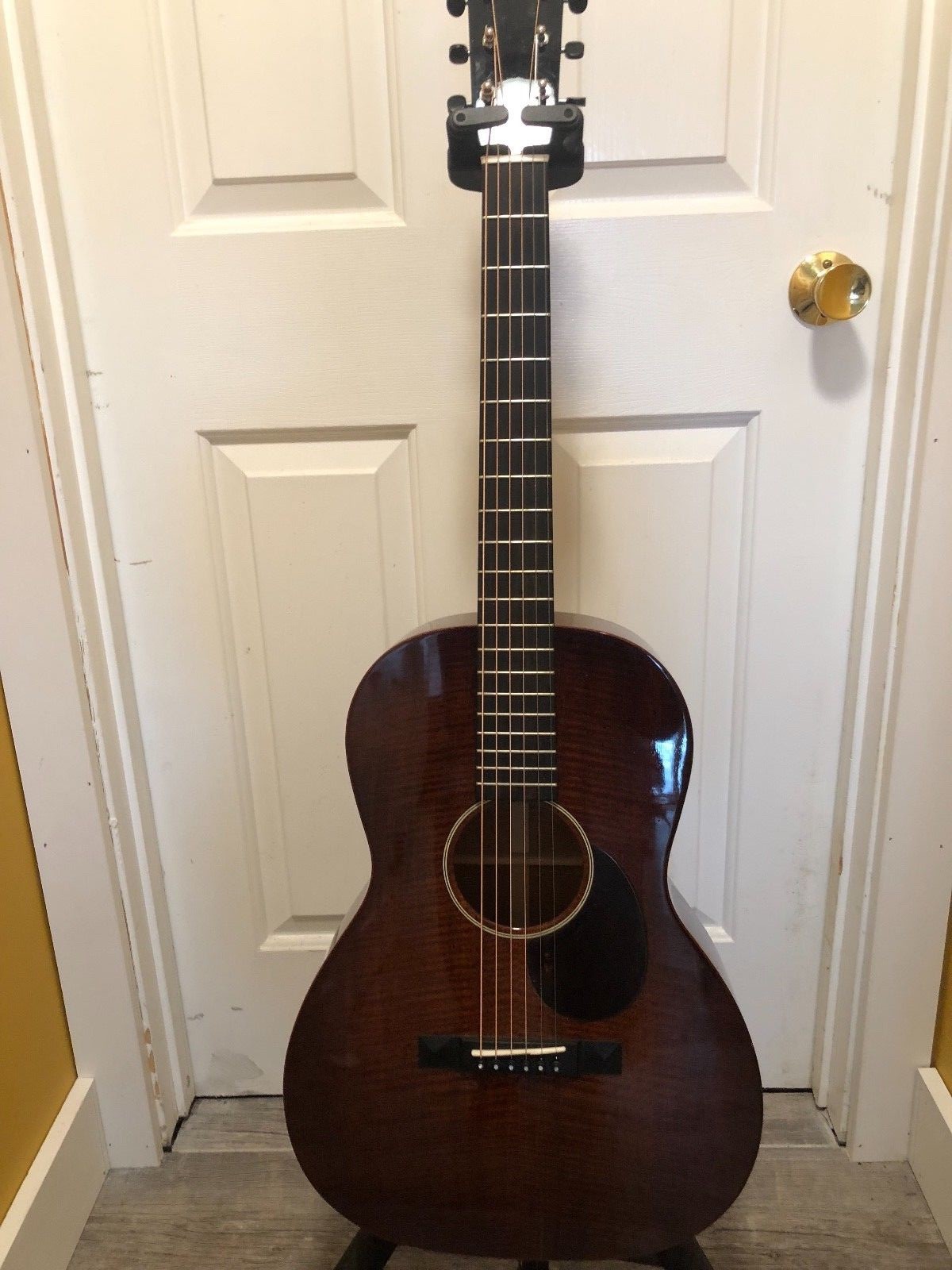 Santa Cruz Guitar, 1929-00, Flamed Mahogany, Sunburst ,12 Fret Blues Box