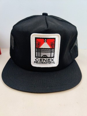 Vintage K Products USA MADE Cenex Field master Patch Trucker Hat Snapback Cap 