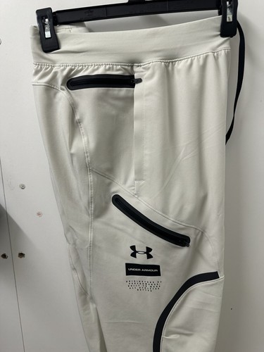 Pre-owned Under Armour 3-nwts-2024- Unstoppable Fitted Cargo Pants - Men's - 1352026 01 In Black Ghost Gray Khaki