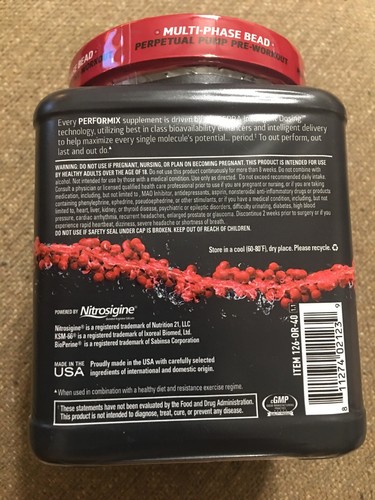 Performix Pump Stim Free Pre Workout Tangerine 40 Servings1-19