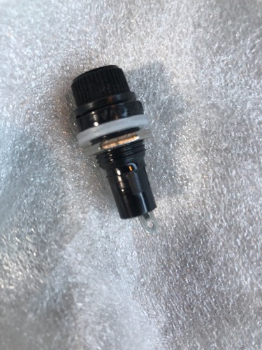 3 Pcs Chassis Panel Mount Fuse Holder Socket for 5x20mm Glass Fuses 250V 10A