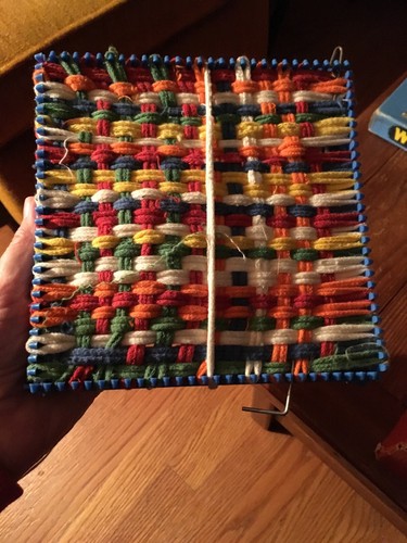 Vintage Spear's Weaving Loom Size 2 Original Box Clay Extra Loom & Yarn England