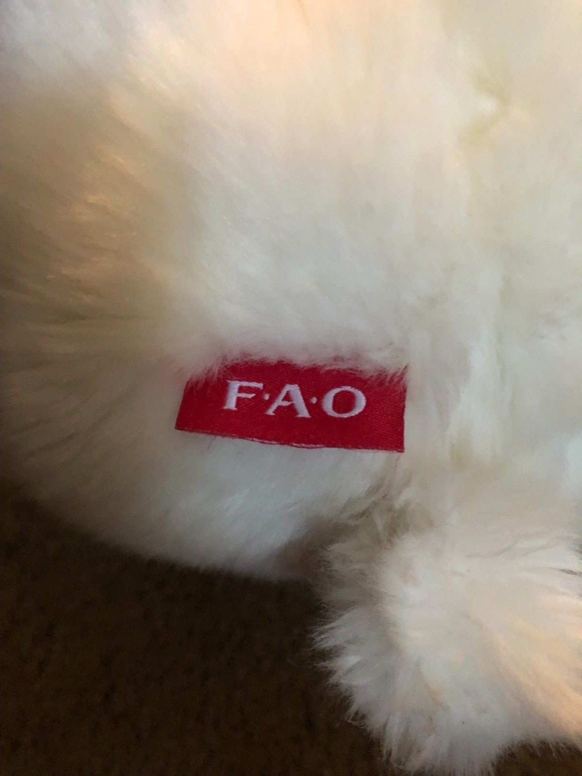 FAO Schwarz plush Panda Bear 18” tall