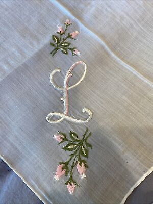 Antique Handkerchiefs Vintage Handkerchiefs Monogrammed Handkerchief Hand-embroidered Handkerchiefs Set of 4 Lace Handkerchief