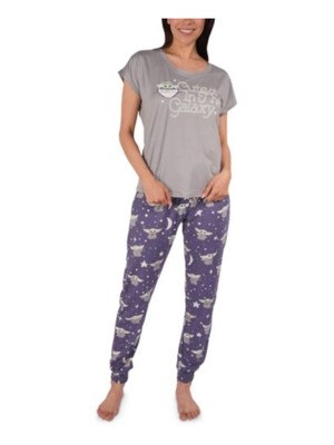 

HYBRID APPAREL Нижнее белье Синие брюки для сна с манжетами, Синий