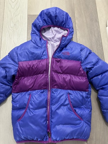 The North Face Girls Kids Puffer Down 550 Reversible Jacket