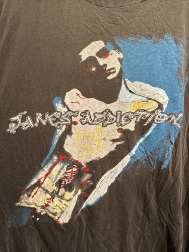 JANE'S ADDICTION 90s ビンテージ　Tシャツ XL Vintage 90s Spin Magazine Jane's Addiction White T-Shirt
