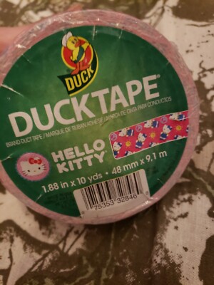 NEW Rare Hello Kitty Peace Sign Duck Brand Duct Tape Duct Tape 1.88 In X10yds
