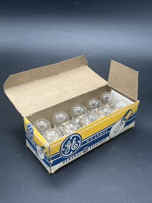 General Electric 1630 GE Instrument 6.5v 2.75A Miniature Lamp Bulbs Pk of 10 B8