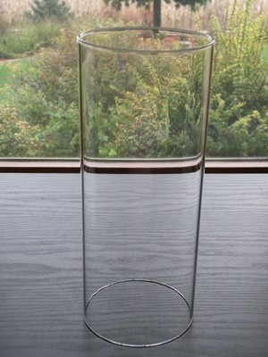 Glass Cylinder Tube 3 3/4