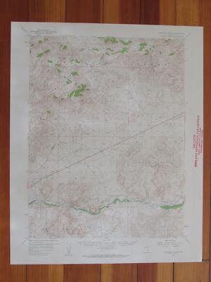 Churchill Butte Nevada 1959 Original Vintage USGS Topo Map