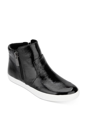 KENNETH COLE Женские Черные Кожаные Спортивные Кроссовки Kiera Toe Platform 10 M