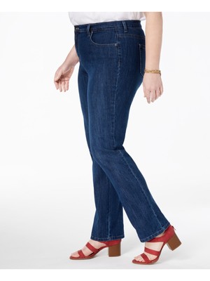 

СТИЛЬ И КОМПАНИЯ Женские синие прямые джинсы, Синий, 60127489